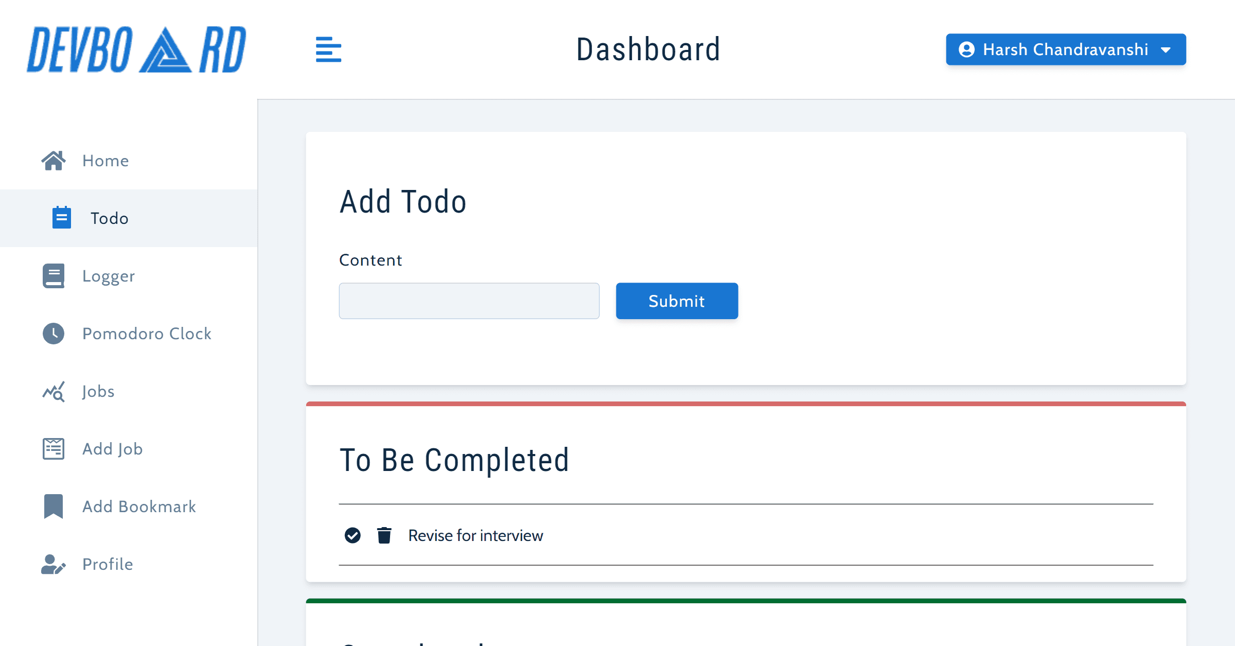 DevBoard screenshot 6